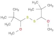 Disulfide, bis(1-methoxy-2,2-dimethylpropyl) (9CI)