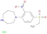 1-(4-(Ethylsulfonyl)-2-nitrophenyl)-1,4-diazepane hydrochloride