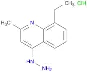 Quinoline, 8-ethyl-4-hydrazinyl-2-methyl-, hydrochloride (1:1)
