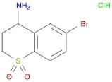 6-Bromo-3,4-dihydro-2h-s,s-di-oxo-thiochromen-4-amine, HCl