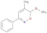 6H-1,2-Oxazine, 6-methoxy-5-methyl-3-phenyl-