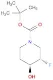 1-Piperidinecarboxylic acid, 3-fluoro-4-hydroxy-, 1,1-dimethylethyl ester, (3S,4S)-