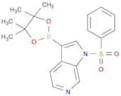 1H-Pyrrolo[2,3-c]pyridine, 1-(phenylsulfonyl)-3-(4,4,5,5-tetramethyl-1,3,2-dioxaborolan-2-yl)-