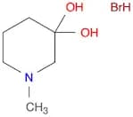 3,3-Piperidinediol, 1-methyl-, hydrobromide (1:1)