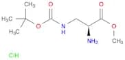 L-Alanine, 3-[[(1,1-dimethylethoxy)carbonyl]amino]-, methyl ester, hydrochloride (1:1)