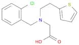 Glycine, N-[(2-chlorophenyl)methyl]-N-[2-(2-thienyl)ethyl]-