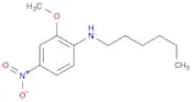 Benzenamine, N-hexyl-2-methoxy-4-nitro-