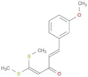 1,4-Pentadien-3-one, 5-(3-methoxyphenyl)-1,1-bis(methylthio)-, (E)- (9CI)