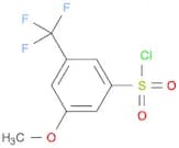 3-Methoxy-5-(trifluoromethyl)benzene-1-sulfonyl chloride