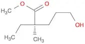 Pentanoic acid, 2-ethyl-5-hydroxy-2-methyl-, methyl ester, (R)- (9CI)