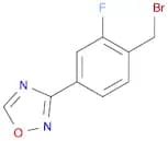 1,2,4-Oxadiazole, 3-[4-(broMoMethyl)-3-fluorophenyl]-