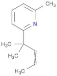 Pyridine, 2-(1,1-dimethylbutenyl)-6-methyl- (9CI)