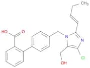 [1,1'-Biphenyl]-2-carboxylic acid, 4'-[[2-(1E)-1-buten-1-yl-4-chloro-5-(hydroxymethyl)-1H-imidazol…