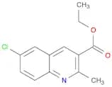 3-Quinolinecarboxylic acid, 6-chloro-2-methyl-, ethyl ester
