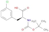 L-Phenylalanine, 3-chloro-N-[(1,1-dimethylethoxy)carbonyl]-