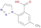 Benzoic acid, 5-methyl-2-(1H-1,2,3-triazol-1-yl)-