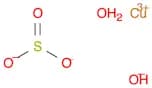 Copper hydroxide sulfite (Cu2(OH)2(SO3)), monohydrate (9CI)