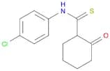 Cyclohexanecarbothioamide, N-(4-chlorophenyl)-2-oxo-