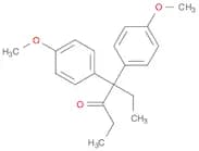 3-Hexanone, 4,4-bis(4-methoxyphenyl)-