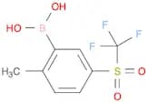 2-Methyl-5-(trifluoromethylsulfonyl)phenylboronic acid
