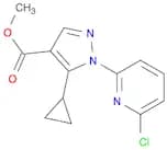 Methyl 1-(6-chloropyridin-2-yl)-5-cyclopropylpyrazole-4-carboxylate
