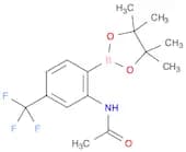 2-Acetamido-4-(trifluoromethyl)phenylboronic acid, pinacol ester
