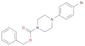 1-Piperazinecarboxylic acid, 4-(4-bromophenyl)-, phenylmethyl ester