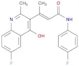 (E)-3-(6-Fluoro-4-hydroxy-2-methylquinolin-3-yl)-N-(4-fluorophenyl)but-2-enamide