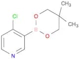 4-Chloro-3-(5,5-dimethyl-1,3,2-dioxaborinan-2-yl)pyridine