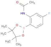 2-Acetamido-4-fluorophenylboronic acid, pinacol ester