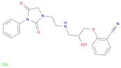 Benzonitrile, 2-[3-[[2-(2,4-dioxo-3-phenyl-1-imidazolidinyl)ethyl]amino]-2-hydroxypropoxy]-, hydro…