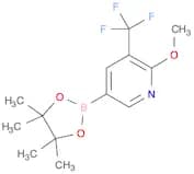 Pyridine, 2-methoxy-5-(4,4,5,5-tetramethyl-1,3,2-dioxaborolan-2-yl)-3-(trifluoromethyl)-