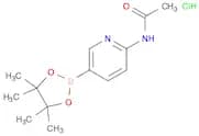 2-Acetamidopyridine-5-boronic acid, pinacol ester, HCl
