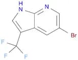 1H-Pyrrolo[2,3-b]pyridine, 5-bromo-3-(trifluoromethyl)-
