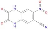 6-QUINOXALINECARBONITRILE, 1,2,3,4-TETRAHYDRO-7-NITRO-2,3-DIOXO-