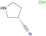 3-Pyrrolidinecarbonitrile, hydrochloride (1:1), (3S)-