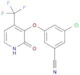 Benzonitrile, 3-chloro-5-[[1,2-dihydro-2-oxo-4-(trifluoromethyl)-3-pyridinyl]oxy]-