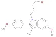 1H-Indole, 1-(4-bromobutyl)-5-methoxy-2-(4-methoxyphenyl)-3-methyl-
