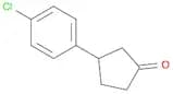 3-(4-Chlorophenyl)cyclopentanone