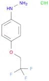 Hydrazine, [4-(2,2,2-trifluoroethoxy)phenyl]-, hydrochloride (1:1)