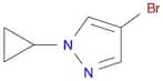 1H-Pyrazole, 4-bromo-1-cyclopropyl-