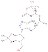 Adenosine, n,n-bis[(1,1-dimethylethoxy)carbonyl]-2',3'-o-(1-methylethylidene)-
