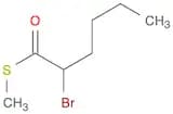 Hexanethioic acid, 2-bromo-, S-methyl ester