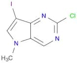 5H-Pyrrolo[3,2-d]pyrimidine, 2-chloro-7-iodo-5-methyl-