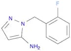 1H-Pyrazol-5-amine, 1-[(2-fluorophenyl)methyl]-