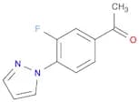 3'-Fluoro-4'-(1h-pyrazol-1-yl)acetophenone