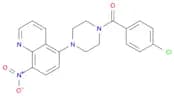 (4-Chlorophenyl)(4-(8-nitroquinolin-5-yl)piperazin-1-yl)methanone