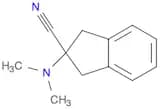 2-(Dimethylamino)-2,3-dihydro-1H-indene-2-carbonitrile