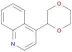 Quinoline, 4-(1,4-dioxan-2-yl)-