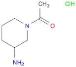 Ethanone, 1-(3-amino-1-piperidinyl)-, hydrochloride (1:1)